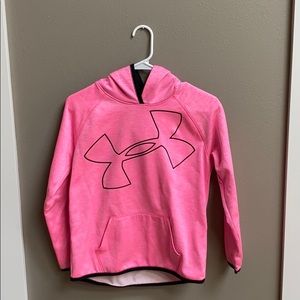 Pink under armor sweatshirt